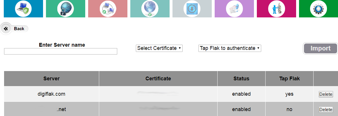 EasyLogin Server Certificates 1